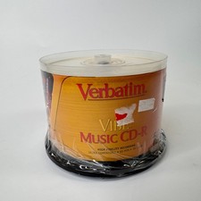 Verbatim VIBE Music CD-R 50 pack 1x - 40x speed New Still Sealed picture