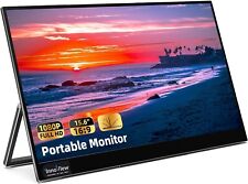 InnoView INVPM004 Portable Monitor for Laptop, 15.6 In. FHD 1080P IPS w/stand picture