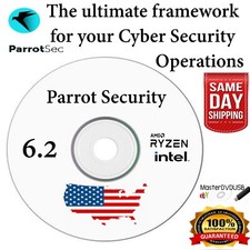 Parrot Security 6.2 Live/Installer Bootable DVD | Same Day Shipping from Cali picture