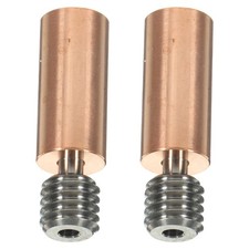 2Pcs Bi-Metal Heatbreak Throat Tube Durable 3D Printer Accessories Gold picture
