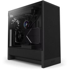 NZXT - H5 Flow 2024 Compact ATX Mid-Tower Airflow PC Case - Black picture