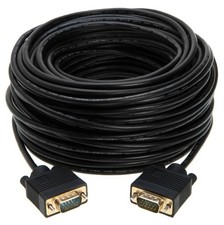 50ft - SVGA/VGA Male to Male Cable for PCs, CCTV, Laptops, Projectors, Monitors picture