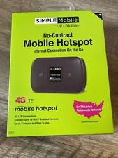 Simple Mobile Moxee 4G No-Contract Mobile Hotspot Color Display BRAND NEW SEALED picture