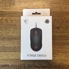 MSI FORGE GM310 Wired Optical Gaming Mouse, RGB LED, 20 Million Clicks picture
