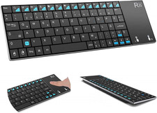 (Newest Version) K12+ Mini Wireless Keyboard with Touchpad Mouse, Stainless Stee picture