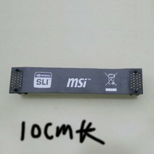 1pcs New SLI Bridge Flex Cable 100mm 2 WAYS For MSI NVIDIA Video Card Connector picture