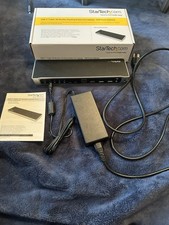 StarTech.com USB3DOCKH2DP Triple Video Docking Station for Laptops picture
