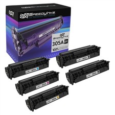 5PK Reman Toner Cartridge for HP 305A LaserJet Pro 400 Color M451dn M451nw Black picture