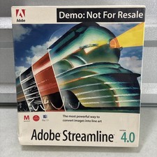 Adobe Streamline 4.0 DEMO version for Mac Macintosh *NEW/sealed* picture