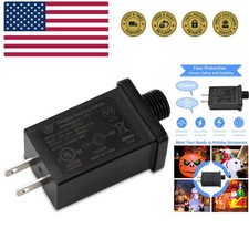 Replacement Christmas Inflatable Plug 1A 12V Class 2 Power Unit, 60hz Waterpr... picture