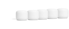 Whole Mesh WiFi Router System With Google Nest 5 Pack Snow Very Good picture