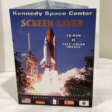 Kennedy Space Center (PC CD Rom) Screen Saver 35 Images Factory Sealed Souvenir picture