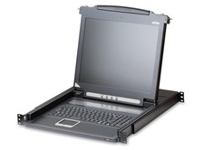 ATEN CL1000M-ATA-2XK06A1G Slideaway console 17 LCD US KEYBOARD ~E~ picture
