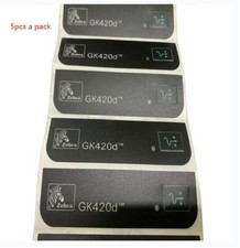 5PCS a pack  front label over feed button For Zebra GK420D picture