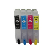 4- T068 Refillable Ink Cartridges for Epson CX6000 CX7000F CX8400 Printers picture