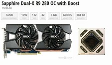 Sapphire Dual-X AMD R9 280X 3GB GDDR5 Graphics Card✅DP HDMI 2x DVI✅ picture