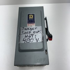 SQUARE D H361N SER F1 HEAVY DUTY SAFETY SWITCH, 30AMP 600VAC/DC picture