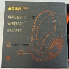 🎄EKSA Telecom AI-Powered ENC Wireless Headset H6 30hr. Talk Time picture