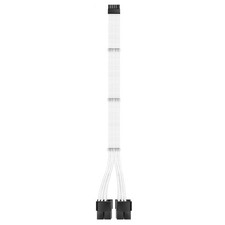 RTX 3000 Series 12 Pin to Dual 8 Pin PCIe Sleeved Extension Cable 300 MM- Con... picture