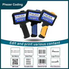 For Hp  12.7mm Portable P19 Handheld Inkjet Printer Three Colors Printer QR Bar  picture