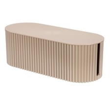 Cord Hider Organizer Decorative Strip Box, Light Brown, 1 Pcs, Large picture