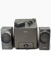 Sony SRS-D4 Computer 2.1 Active Speaker System & Subwoofer 27W Bass Boost picture