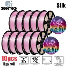 10KG Silk PLA Gradient Rainbow Color Geeetech Silky 3D Filament 1.75mm Shiny PLA picture