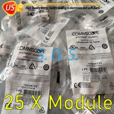 25PCS RJ45CAT6 MGS400-262 For Commscope Six Types of Network Information Module picture