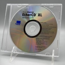 Vintage 1999 3Com EtherLink EtherCD XL Ver 4.01 Drivers Update CD-ROM Software picture