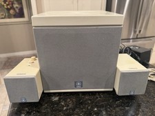 Vintage Yamaha YST-MS30 Powered Multimedia Speaker System Subwoofer 2 Satellites picture
