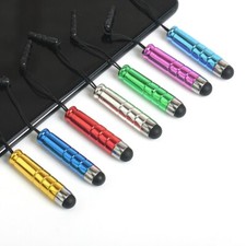 3.5mm dust plug Touch Screen BULLET STYLUS Pen Universal For iPhone iPad Tablet picture
