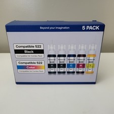 522 High Capacity (5 Bottles) Refill Ink Bottle Replacement for Epson Compatible picture