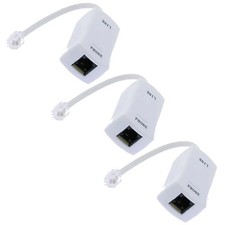 3x In-Line DSL Noise Filter Telephone Fax Cavalier Reduce Erratic Interruption picture