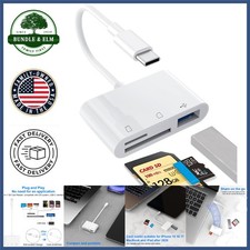 USB C to SD Card Reader, 3-in-1 Memory Card Reader for Photo and Video Transfer picture