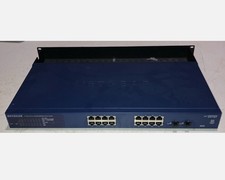 Netgear ProSafe GS716T 16-Port Gigabit Smart Ethernet Switch W/ Rackmount TESTED picture