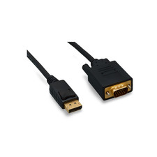 10ft DisplayPort to VGA Cable - Black picture