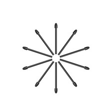 HUION 10 Pack Replacement Nibs PN06 Compatible with Pen Stylus PW600L Black  picture
