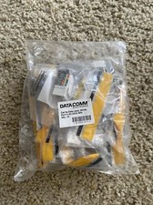 DataComm Cat 5e Keystone Jack White Network Ethernet 8P8C 20 3425 WH Count 10 picture