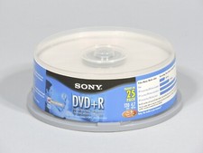 Sony DVD+R 25 Pack 8X 4.7GB 120 Minutes - OPENED - 2 Missing - 23 Total picture