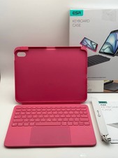 ESR Keyboard Case for iPad A16/11th/10th Gen, Flex Series, Large Trackpad, Pink picture