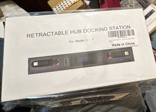 Retractable USB-C Hub Splitter Box 1:2 Black for Tesla Model 3 Model Y 1.5ft picture