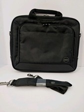 Dell Computer Top Load Laptop Bag with Shoulder Strap Black Nylon- Fits up 15.6