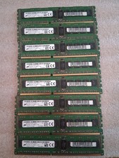 Lot of 8 Micron MT18JSF1G72PDZ-1G6E1 8GB 2Rx8 DDR3-1600 PC3-12800R Server Memor picture