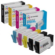 LD Replacements for HP 910XL HY Ink Cartridges 2 Black 1 Cyan 1 Magenta 1 Yellow picture