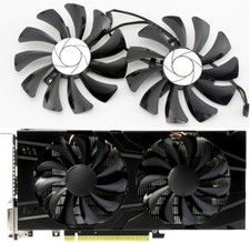 Pair Fans Cooler Fan For MSI GeForce GTX1060 GTX-1060-6GT-OC P106 Inno3D 1060 picture