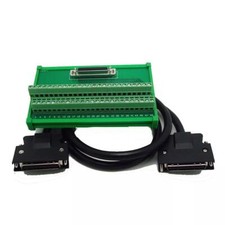 SCSI 50 Pin Terminal Blocks Breakout Board Adapter One Meter Male Drive Cable picture