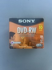 Sony DVD-RW 10 Pack 4.7GB 120 Min Re-Recordable 1x-2x Discs AccuCORE picture