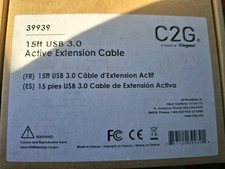 C2G 39939 15FT USB 3.0 Active Extension Cable Black CG39939 picture
