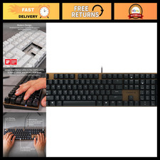 Wired Mechanical Office Keyboard - Cherry MX2A Brown Switches, Ergonomic Design picture