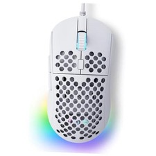 TMKB Falcon M1SE Gaming Mouse, Lightweight Honeycomb, 12800DPI Wired White picture